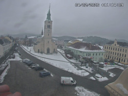 Náměstí, koste sv. Markéty