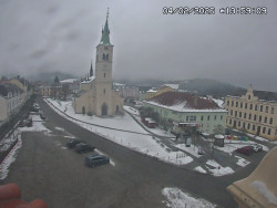 Náměstí, koste sv. Markéty