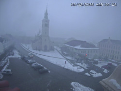 Náměstí, koste sv. Markéty