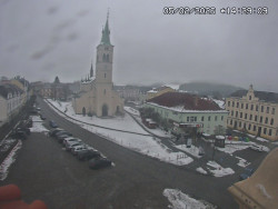 Náměstí, koste sv. Markéty