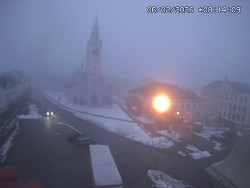 Náměstí, koste sv. Markéty