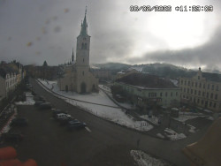 Náměstí, koste sv. Markéty