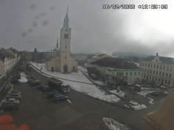 Náměstí, koste sv. Markéty