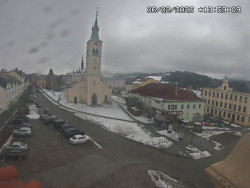 Náměstí, koste sv. Markéty