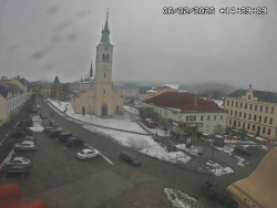 Náměstí, koste sv. Markéty