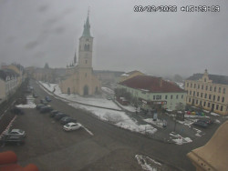 Náměstí, koste sv. Markéty