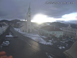 Náměstí, koste sv. Markéty