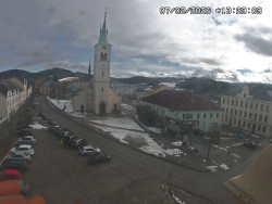 Náměstí, koste sv. Markéty