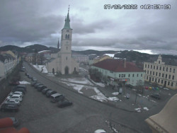 Náměstí, koste sv. Markéty