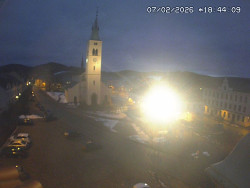 Náměstí, koste sv. Markéty