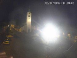 Náměstí, koste sv. Markéty