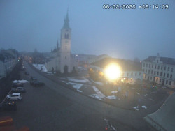 Náměstí, koste sv. Markéty