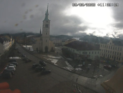 Náměstí, koste sv. Markéty