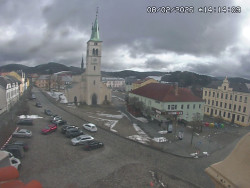 Náměstí, koste sv. Markéty