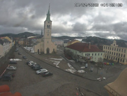 Náměstí, koste sv. Markéty