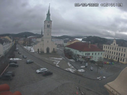 Náměstí, koste sv. Markéty