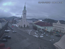 Náměstí, koste sv. Markéty