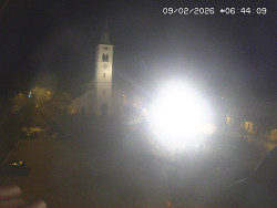 Náměstí, koste sv. Markéty