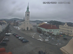 Náměstí, koste sv. Markéty