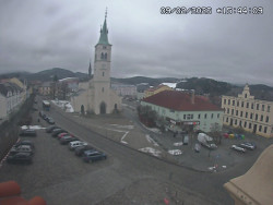 Náměstí, koste sv. Markéty