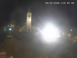 Náměstí, koste sv. Markéty