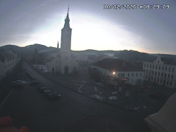 Náměstí, koste sv. Markéty