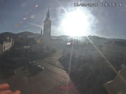 Náměstí, koste sv. Markéty