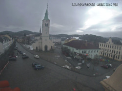 Náměstí, koste sv. Markéty