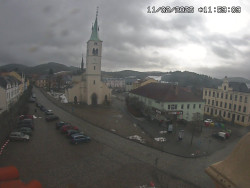 Náměstí, koste sv. Markéty