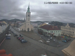 Náměstí, koste sv. Markéty