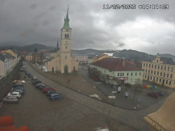 Náměstí, koste sv. Markéty