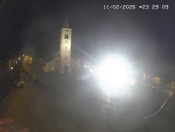 Náměstí, koste sv. Markéty