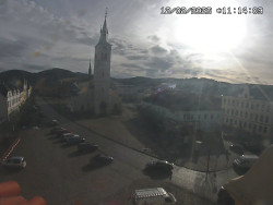 Náměstí, koste sv. Markéty