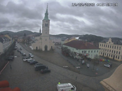 Náměstí, koste sv. Markéty