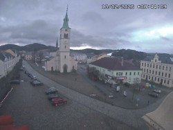 Náměstí, koste sv. Markéty