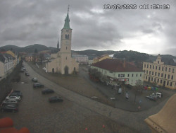 Náměstí, koste sv. Markéty