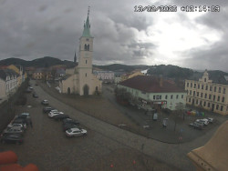 Náměstí, koste sv. Markéty