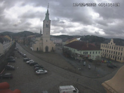 Náměstí, koste sv. Markéty