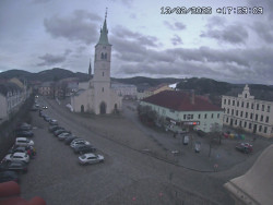 Náměstí, koste sv. Markéty