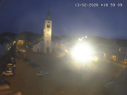 Náměstí, koste sv. Markéty