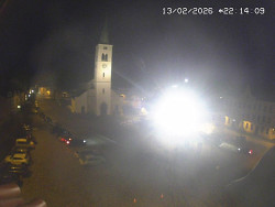 Náměstí, koste sv. Markéty