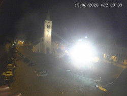 Náměstí, koste sv. Markéty