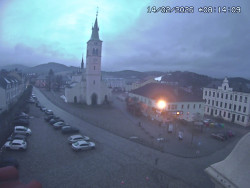 Náměstí, koste sv. Markéty