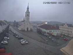 Náměstí, koste sv. Markéty