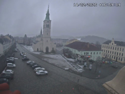 Náměstí, koste sv. Markéty