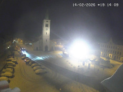 Náměstí, koste sv. Markéty