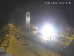 Náměstí, koste sv. Markéty