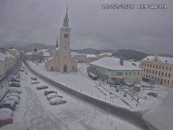 Náměstí, koste sv. Markéty