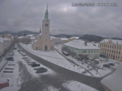 Náměstí, koste sv. Markéty