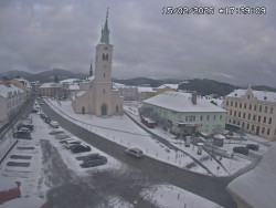 Náměstí, koste sv. Markéty